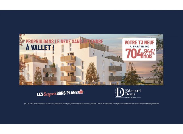 Logement neuf Vallet : Domaine Codalia