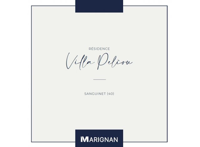 Villa Pelïou Immobilier neuf Sanguinet