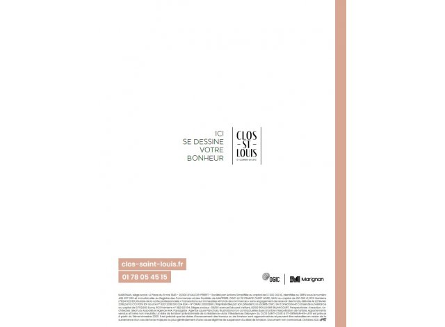 Programme immobilier Clos Saint-Louis - Acte I - Résidence Désoyer