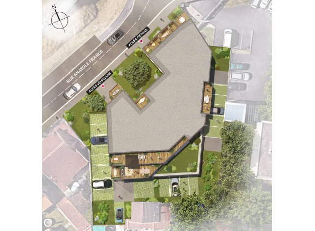 Les Terrasses d'Anatole programme neuf Cenon