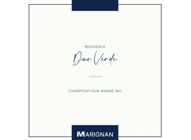 Logement neuf Champigny-sur-Marne : Duo Verde