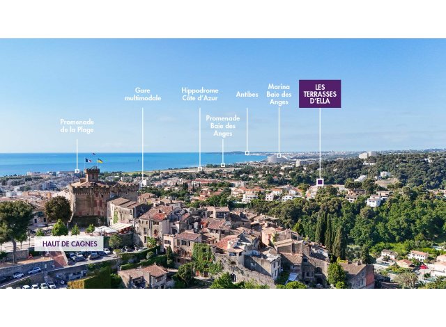 Immobilier neuf Cagnes-sur-Mer : Les Terrasses d'Ella