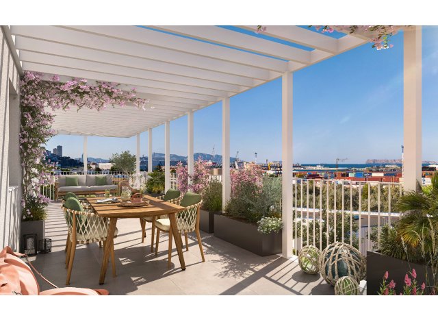 Immobilier neuf Marseille 16ème : Les Terrasses Marines