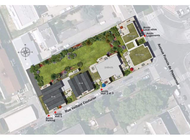 Pressensé Park programme neuf Vénissieux