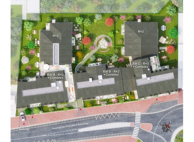 Antony programme neuf  Les Jardins Michalon
