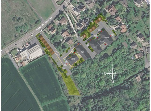 Les Jardins de Fréville programme neuf Egly