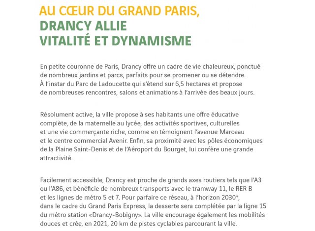 Logement neuf Drancy : Les Terrasses Marceau TR2 D1